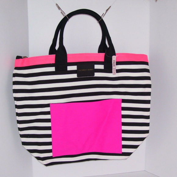 Victoria's Secret Handbags - Victoria's Secret Large Tote Cross Body Beach Bag